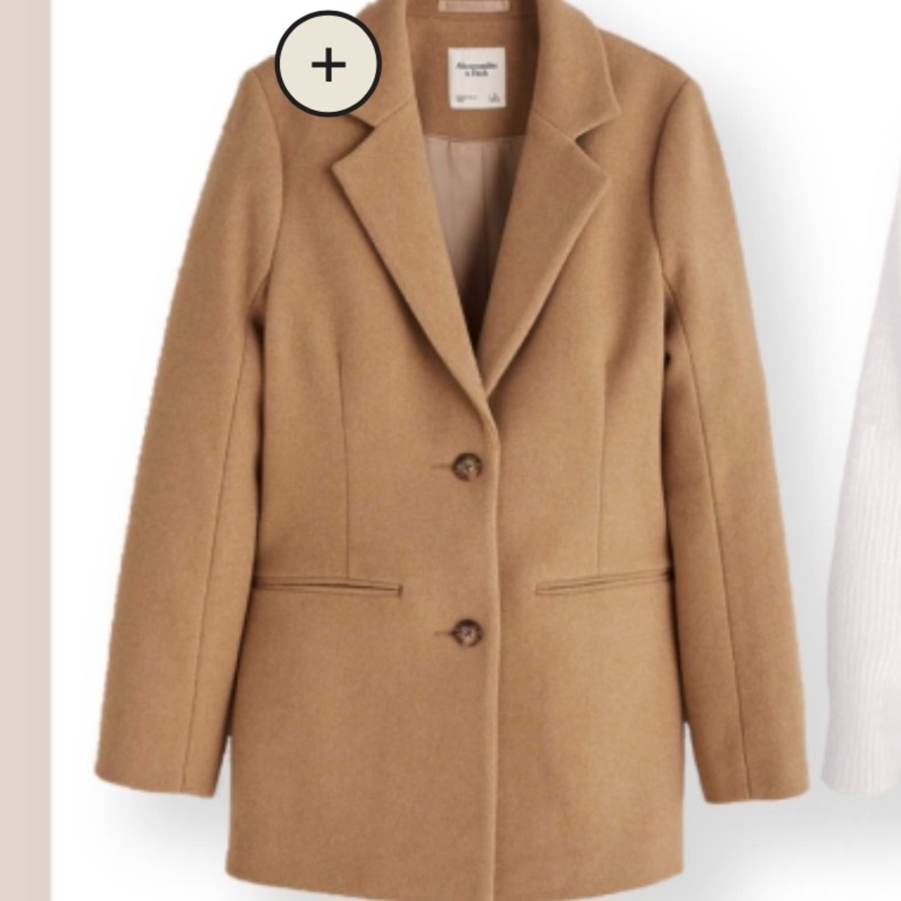 Camel Wool Blend Blazer